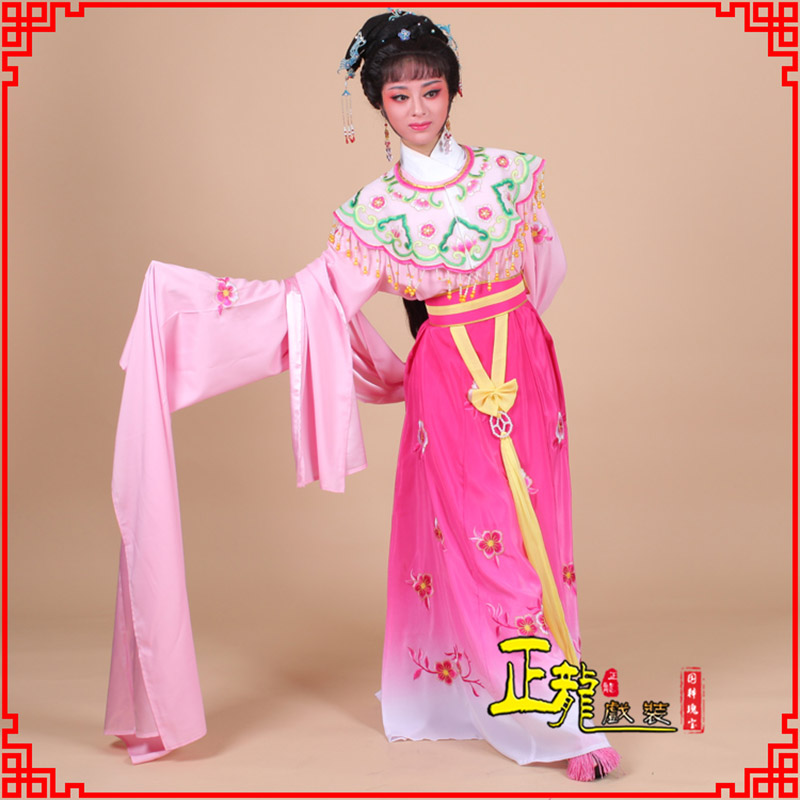 大厂水袖青衣练功花旦服 梅花古装衣