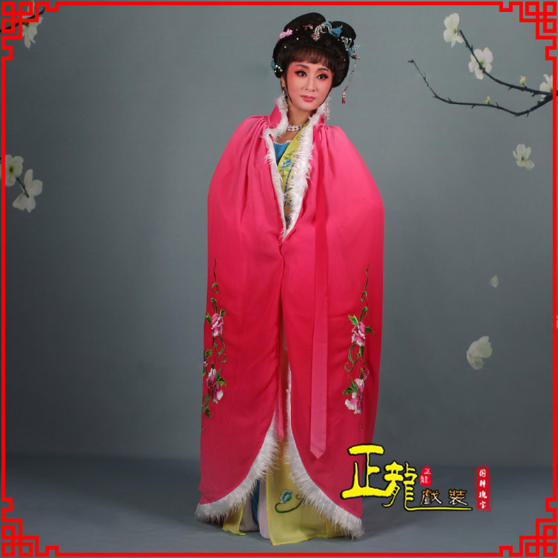 大厂小花旦绣花斗篷 花旦披风