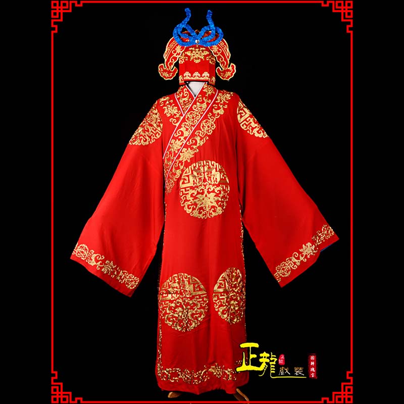 大厂武生服装软绉全金武生衣
